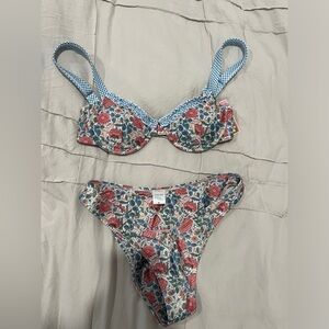 Strawberry milkmob bikini. Size medium top and bottom